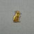  <em>Seated Cat Amulet</em>, 664-30 B.C.E. Sheet gold, 3/4 x 7/16 in. (1.9 x 1.2 cm). Brooklyn Museum, Charles Edwin Wilbour Fund, 08.480.211. Creative Commons-BY (Photo: Brooklyn Museum, CUR.08.480.211_View1.jpg)