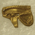  <em>Wadjet-eye Amulet</em>, 664–343 B.C.E. Gold, 7/16 x 5/8 x 1/16 in. (1.2 x 1.6 x 0.1 cm). Brooklyn Museum, Charles Edwin Wilbour Fund, 08.480.216. Creative Commons-BY (Photo: Brooklyn Museum, CUR.08.480.216.jpg)