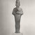  <em>Standing Mummiform Statuette of Osiris</em>, 664-332 B.C.E. Bronze, 8 3/16 x 2 1/2 x 1 3/16 in. (20.8 x 6.3 x 3 cm). Brooklyn Museum, Charles Edwin Wilbour Fund, 08.480.23. Creative Commons-BY (Photo: Brooklyn Museum, CUR.08.480.23_negA_bw.jpg)