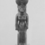  <em>Seated Statuette of Sakhmet</em>, ca. 664–332 B.C.E. Bronze, 7 1/8 x 1 7/8 x 3 3/16 in. (18.1 x 4.8 x 8.1 cm). Brooklyn Museum, Charles Edwin Wilbour Fund, 08.480.28. Creative Commons-BY (Photo: Brooklyn Museum, CUR.08.480.28_NegA_print_bw.jpg)