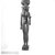  <em>Lion-headed Goddess</em>, 664–332 B.C.E. Bronze, 9 3/16 x 1 13/16 x 2 9/16 in. (23.3 x 4.6 x 6.5 cm). Brooklyn Museum, Charles Edwin Wilbour Fund, 08.480.29. Creative Commons-BY (Photo: Brooklyn Museum, CUR.08.480.29_NegA_bw.jpg)