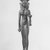  <em>Lion-headed Goddess</em>, 664-332 B.C.E. Bronze, 9 3/16 x 1 13/16 x 2 9/16 in. (23.3 x 4.6 x 6.5 cm). Brooklyn Museum, Charles Edwin Wilbour Fund, 08.480.29. Creative Commons-BY (Photo: Brooklyn Museum, CUR.08.480.29_negA_bw.jpg)