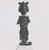  <em>Standing Mummiform Statuette of Osiris</em>, 332 B.C.E-395 C.E. Bronze, 4 13/16 x 1 7/16 in. (12.3 x 3.6 cm). Brooklyn Museum, Charles Edwin Wilbour Fund, 08.480.35. Creative Commons-BY (Photo: Brooklyn Museum, CUR.08.480.35_NegB_print_bw.jpg)