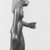  <em>Small Standing Statuette of Sakhmet</em>, 664-525 B.C.E., or later. Bronze, 4 13/16 x 5/8 x 1 9/16 in. (12.2 x 1.6 x 3.9 cm). Brooklyn Museum, Charles Edwin Wilbour Fund, 08.480.42. Creative Commons-BY (Photo: Brooklyn Museum, CUR.08.480.42_NegB_print_bw.jpg)