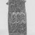  <em>Cylindrical Alabastron</em>, 5th century B.C.E. Glass, 4 3/16 x Diam. 1 3/8 in. (10.6 x 3.5 cm). Brooklyn Museum, Brooklyn Museum Collection, 09.29-. Creative Commons-BY (Photo: Brooklyn Museum, CUR.09.29DUP1_NegA_print_bw.jpg)