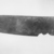  <em>Large Knife</em>, ca. 3300-3100 B.C.E. Flint, 2 7/16 x 11 5/16 in. (6.2 x 28.8 cm). Brooklyn Museum, Charles Edwin Wilbour Fund, 09.889.119. Creative Commons-BY (Photo: Brooklyn Museum, CUR.09.889.119_NegB_print_bw.jpg)