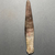  <em>Dagger or Spear Head</em>, ca. 3800–3500 B.C.E. Flint, 1 3/4 × 9 15/16 in. (4.5 × 25.2 cm). Brooklyn Museum, Charles Edwin Wilbour Fund, 09.889.125. Creative Commons-BY (Photo: Brooklyn Museum, CUR.09.889.125_back01.jpg)