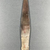  <em>Dagger or Spear Head</em>, ca. 3800–3500 B.C.E. Flint, 1 3/4 × 9 15/16 in. (4.5 × 25.2 cm). Brooklyn Museum, Charles Edwin Wilbour Fund, 09.889.125. Creative Commons-BY (Photo: Brooklyn Museum, CUR.09.889.125_back02.jpg)