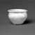  <em>Pear-Shaped Kohl Pot</em>, ca. 1938-1630 B.C.E. Egyptian alabaster (calcite), 7/8 in. (2.3 cm) high x 1 3/16 in. (3 cm) diameter. Brooklyn Museum, Charles Edwin Wilbour Fund, 09.889.39. Creative Commons-BY (Photo: Brooklyn Museum, CUR.09.889.39_NegB_print_bw.jpg)