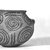  <em>Broad Flat Urn with Two Handles</em>, ca. 3500-3300 B.C.E. Terracotta, pigment, 3 7/16 x Diam. 4 9/16 in. (8.8 x 11.6 cm). Brooklyn Museum, Charles Edwin Wilbour Fund, 09.889.408. Creative Commons-BY (Photo: Brooklyn Museum, CUR.09.889.408_NegB_print_bw.jpg)