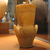  <em>Amphora with Painted Floral Collar</em>, ca. 1292-1075 B.C.E. Egyptian alabaster, traces of paint, 7 9/16 x 4 3/4 x diam. 3 11/16 in. (19.2 x 12 x 9.4 cm). Brooklyn Museum, Charles Edwin Wilbour Fund, 09.889.92. Creative Commons-BY (Photo: Brooklyn Museum, CUR.09.889.92_erg456.jpg)