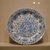  <em>Dish Depicting a Coiled Dragon</em>, late 17th century. Ceramic; stone paste, painted in cobalt blue under a transparent colorless glaze, Diam. 16 5/16 in. (41.4 cm). Brooklyn Museum, Museum Collection Fund, 11.33. Creative Commons-BY (Photo: Brooklyn Museum, CUR.11.33.jpg)