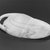  <em>Dish in the Form of a Trussed Duck</em>, ca. 1336-1327 B.C.E., ca. 1327-1323 B.C.E., or ca. 1323-1295 B.C.E. Egyptian alabaster (calcite) or aragonite, 2 7/8 x 5/8 x 5 3/4 in. (7.3 x 1.6 x 14.6 cm). Brooklyn Museum, Museum Collection Fund, 11.665. Creative Commons-BY (Photo: Brooklyn Museum, CUR.11.665_NegA_print_bw.jpg)
