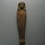  <em>Uninscribed Ushabti</em>. Wood, 6 3/4 x 1 9/16 x 1 1/4 in. (17.2 x 4 x 3.1 cm). Brooklyn Museum, Museum Collection Fund, 11.678. Creative Commons-BY (Photo: Brooklyn Museum, CUR.11.678_view1.jpg)