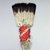Osage. <em>Fan</em>, late 19th-early 20th century. Hide, eagle feather,porcupine quill,  beads, pigment, 5 1/2 x 14 in. (14 x 35.6 cm). Brooklyn Museum, Museum Expedition 1911, Museum Collection Fund, 11.694.8987. Creative Commons-BY (Photo: Brooklyn Museum, CUR.11.694.8987_view1.jpg)
