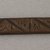 Ainu. <em>Long Prayer Stick</em>. Light hardwood, 1 3/16 x 14 7/16 in. (3 x 36.6 cm). Brooklyn Museum, Gift of Herman Stutzer, 12.219. Creative Commons-BY (Photo: Brooklyn Museum, CUR.12.219_top.jpg)