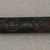 Ainu. <em>Long Prayer Stick</em>. Wood, 7/8 x 12 5/8 in. (2.2 x 32.1 cm). Brooklyn Museum, Gift of Herman Stutzer, 12.222. Creative Commons-BY (Photo: Brooklyn Museum, CUR.12.222_top.jpg)
