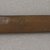 Ainu. <em>Long Light Prayer Stick</em>. Wood, 1 1/8 x 12 5/8 in. (2.8 x 32 cm). Brooklyn Museum, Gift of Herman Stutzer, 12.223. Creative Commons-BY (Photo: Brooklyn Museum, CUR.12.223_bottom.jpg)