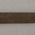 Ainu. <em>Long Light Prayer Stick</em>. Wood, 1 1/8 x 12 5/8 in. (2.8 x 32 cm). Brooklyn Museum, Gift of Herman Stutzer, 12.223. Creative Commons-BY (Photo: Brooklyn Museum, CUR.12.223_top.jpg)