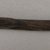 Ainu. <em>Long Prayer Stick</em>. Wood, 2 5/8 x 1 1/16 x 19 15/16 in. (6.6 x 2.7 x 50.6 cm). Brooklyn Museum, Gift of Herman Stutzer, 12.225. Creative Commons-BY (Photo: Brooklyn Museum, CUR.12.225_top.jpg)
