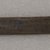 Ainu. <em>Long Prayer Stick</em>. Wood, 7/8 x 11 9/16 in. (2.3 x 29.3 cm). Brooklyn Museum, Gift of Herman Stutzer, 12.228. Creative Commons-BY (Photo: Brooklyn Museum, CUR.12.228_bottom.jpg)