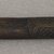 Ainu. <em>Long Prayer Stick</em>. Wood, 7/8 x 11 9/16 in. (2.3 x 29.3 cm). Brooklyn Museum, Gift of Herman Stutzer, 12.228. Creative Commons-BY (Photo: Brooklyn Museum, CUR.12.228_top.jpg)