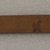 Ainu. <em>Long Light Prayer Stick</em>. Wood, 7/8 x 12 1/2 in. (2.3 x 31.8 cm). Brooklyn Museum, Gift of Herman Stutzer, 12.234. Creative Commons-BY (Photo: Brooklyn Museum, CUR.12.234_bottom.jpg)