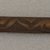 Ainu. <em>Long Light Prayer Stick</em>. Wood, 7/8 x 12 1/2 in. (2.3 x 31.8 cm). Brooklyn Museum, Gift of Herman Stutzer, 12.234. Creative Commons-BY (Photo: Brooklyn Museum, CUR.12.234_top.jpg)