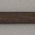 Ainu. <em>Long Straight Prayer Stick</em>. Wood, 1 x 11 15/16 in. (2.5 x 30.3 cm). Brooklyn Museum, Gift of Herman Stutzer, 12.244. Creative Commons-BY (Photo: Brooklyn Museum, CUR.12.244_bottom.jpg)