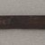 Ainu. <em>Long Straight Prayer Stick</em>. Wood, 1 x 11 13/16 in. (2.5 x 30 cm). Brooklyn Museum, Gift of Herman Stutzer, 12.246. Creative Commons-BY (Photo: Brooklyn Museum, CUR.12.246_bottom.jpg)
