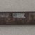 Ainu. <em>Long Straight Prayer Stick</em>. Wood, 7/8 x 12 5/8 in. (2.2 x 32.1 cm). Brooklyn Museum, Gift of Herman Stutzer, 12.248. Creative Commons-BY (Photo: Brooklyn Museum, CUR.12.248_bottom.jpg)