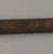 Ainu. <em>Long Straight Prayer Stick</em>. Wood, 1 3/16 x 13 7/8 in. (3 x 35.3 cm). Brooklyn Museum, Gift of Herman Stutzer, 12.252. Creative Commons-BY (Photo: Brooklyn Museum, CUR.12.252_top.jpg)