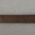 Ainu. <em>Long Straight Prayer Stick</em>. Wood, 13/16 x 12 3/8 in. (2 x 31.5 cm). Brooklyn Museum, Gift of Herman Stutzer, 12.256. Creative Commons-BY (Photo: Brooklyn Museum, CUR.12.256_bottom.jpg)