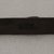 Ainu. <em>Long Straight Prayer Stick</em>. Wood, 1 1/16 x 11 9/16 in. (2.7 x 29.4 cm). Brooklyn Museum, Gift of Herman Stutzer, 12.259. Creative Commons-BY (Photo: Brooklyn Museum, CUR.12.259_bottom.jpg)