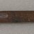 Ainu. <em>Long Narrow Prayer Stick</em>. Wood, 7/8 x 12 in. (2.2 x 30.5 cm). Brooklyn Museum, Gift of Herman Stutzer, 12.260. Creative Commons-BY (Photo: Brooklyn Museum, CUR.12.260_bottom.jpg)