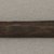 Ainu. <em>Long Plain Prayer Stick</em>. Wood, 7/8 x 12 in. (2.2 x 30.5 cm). Brooklyn Museum, Gift of Herman Stutzer, 12.264. Creative Commons-BY (Photo: Brooklyn Museum, CUR.12.264_top.jpg)