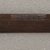 Ainu. <em>Long Straight Prayer Stick</em>. Wood, 15/16 x 12 5/16 in. (2.4 x 31.2 cm). Brooklyn Museum, Gift of Herman Stutzer, 12.265. Creative Commons-BY (Photo: Brooklyn Museum, CUR.12.265_bottom.jpg)