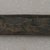 Ainu. <em>Long Straight Prayer Stick</em>. Wood, 1 3/16 x 12 5/8 in. (3 x 32 cm). Brooklyn Museum, Gift of Herman Stutzer, 12.268. Creative Commons-BY (Photo: Brooklyn Museum, CUR.12.268_bottom.jpg)