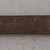 Ainu. <em>Long Narrow Prayer Stick</em>. Wood, 7/8 x 11 3/4 in. (2.3 x 29.8 cm). Brooklyn Museum, Gift of Herman Stutzer, 12.274. Creative Commons-BY (Photo: Brooklyn Museum, CUR.12.274_bottom.jpg)