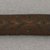 Ainu. <em>Long Straight Prayer Stick</em>. Wood, 1 1/8 x 13 3/16 in. (2.8 x 33.5 cm). Brooklyn Museum, Gift of Herman Stutzer, 12.275. Creative Commons-BY (Photo: Brooklyn Museum, CUR.12.275_top.jpg)