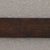 Ainu. <em>Long Straight Prayer Stick</em>. Wood, 15/16 x 13 7/16 in. (2.4 x 34.2 cm). Brooklyn Museum, Gift of Herman Stutzer, 12.279. Creative Commons-BY (Photo: Brooklyn Museum, CUR.12.279_bottom.jpg)
