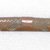 Ainu. <em>Long Narrow Prayer Stick</em>. Wood, 13/16 x 12 11/16 in. (2 x 32.2 cm). Brooklyn Museum, Gift of Herman Stutzer, 12.280. Creative Commons-BY (Photo: Brooklyn Museum, CUR.12.280_top.jpg)