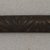 Ainu. <em>Long Narrow Prayer Stick</em>. Wood, 1 x 13 9/16 in. (2.5 x 34.5 cm). Brooklyn Museum, Gift of Herman Stutzer, 12.285. Creative Commons-BY (Photo: Brooklyn Museum, CUR.12.285_top.jpg)