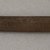Ainu. <em>Long Straight Prayer Stick</em>. Wood, 1 3/16 x 14 3/16 in. (3 x 36 cm). Brooklyn Museum, Gift of Herman Stutzer, 12.290. Creative Commons-BY (Photo: Brooklyn Museum, CUR.12.290_bottom.jpg)