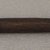 Ainu. <em>Long Straight Prayer Stick</em>. Wood, 13/16 x 11 7/8 in. (2 x 30.1 cm). Brooklyn Museum, Gift of Herman Stutzer, 12.293. Creative Commons-BY (Photo: Brooklyn Museum, CUR.12.293_top.jpg)