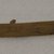Ainu. <em>Ceremonial Prayer Stick</em>, late 19th-early 20th century. Wood, 7/8 x 11 1/2 in. (2.2 x 29.2 cm). Brooklyn Museum, Gift of Herman Stutzer, 12.307. Creative Commons-BY (Photo: Brooklyn Museum, CUR.12.307_bottom.jpg)