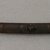 Ainu. <em>Prayer Stick</em>. Wood, 13 7/16 x 15/16 in. (34.2 x 2.4 cm). Brooklyn Museum, Gift of Herman Stutzer, 12.316. Creative Commons-BY (Photo: Brooklyn Museum, CUR.12.316_top.jpg)