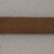 Ainu. <em>Prayer Stick</em>. Wood, 1 3/16 x 13 3/4 in. (3 x 35 cm). Brooklyn Museum, Gift of Herman Stutzer, 12.322. Creative Commons-BY (Photo: Brooklyn Museum, CUR.12.322_bottom.jpg)