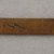Ainu. <em>Light Prayer Stick</em>. Wood, 12 15/16 x 1 1/4 x 7/8 x 12 9/16 in. (32.9 x 3.1 x 2.2 x 31.9 cm). Brooklyn Museum, Gift of Herman Stutzer, 12.325. Creative Commons-BY (Photo: Brooklyn Museum, CUR.12.325_bottom.jpg)