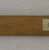 Ainu. <em>Light Prayer Stick</em>. Wood, 1 3/16 x 14 9/16 in. (3 x 37 cm). Brooklyn Museum, Gift of Herman Stutzer, 12.330. Creative Commons-BY (Photo: Brooklyn Museum, CUR.12.330_bottom.jpg)